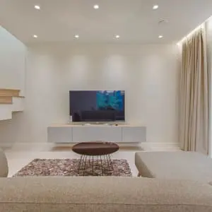How to Mount a TV to the Wall and Hide Cords 8 A Modern Drawing Room