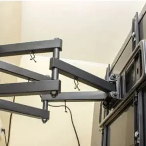 How to Mount a TV to the Wall and Hide Cords 7 Attach Brackets to TV