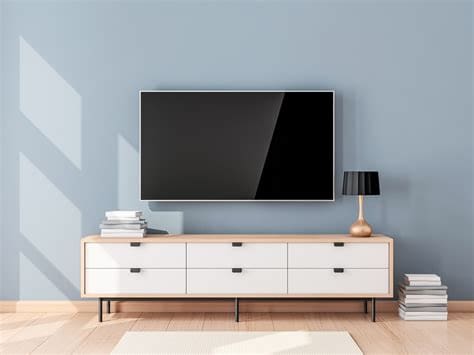 TV Wall Mounted Blue