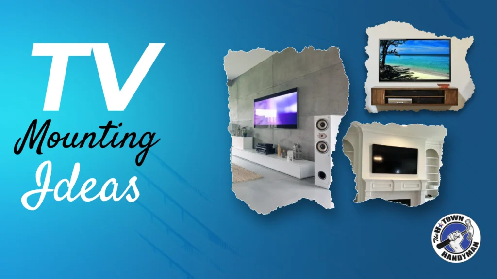 Creative TV mounting ideas for both indoor and outdoor setups in Houston.